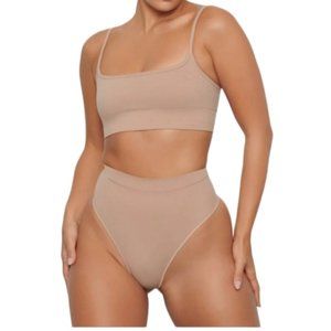 Skim Mid-waist thong clay size 2x/3x